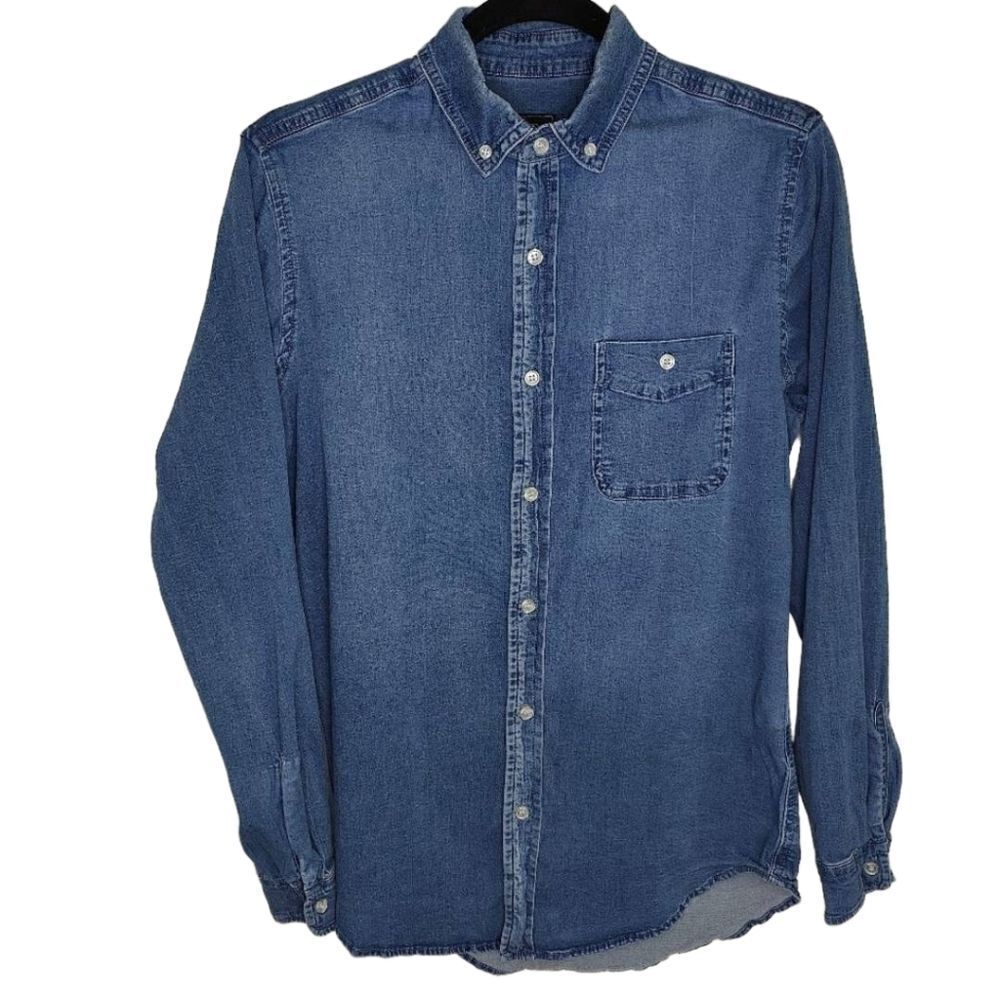Ci Sono Denim Button Up Long Sleeve